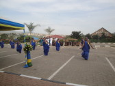 The Kigali Public Library inauguration begins with dancing performed by Rwanda's National Ballet!